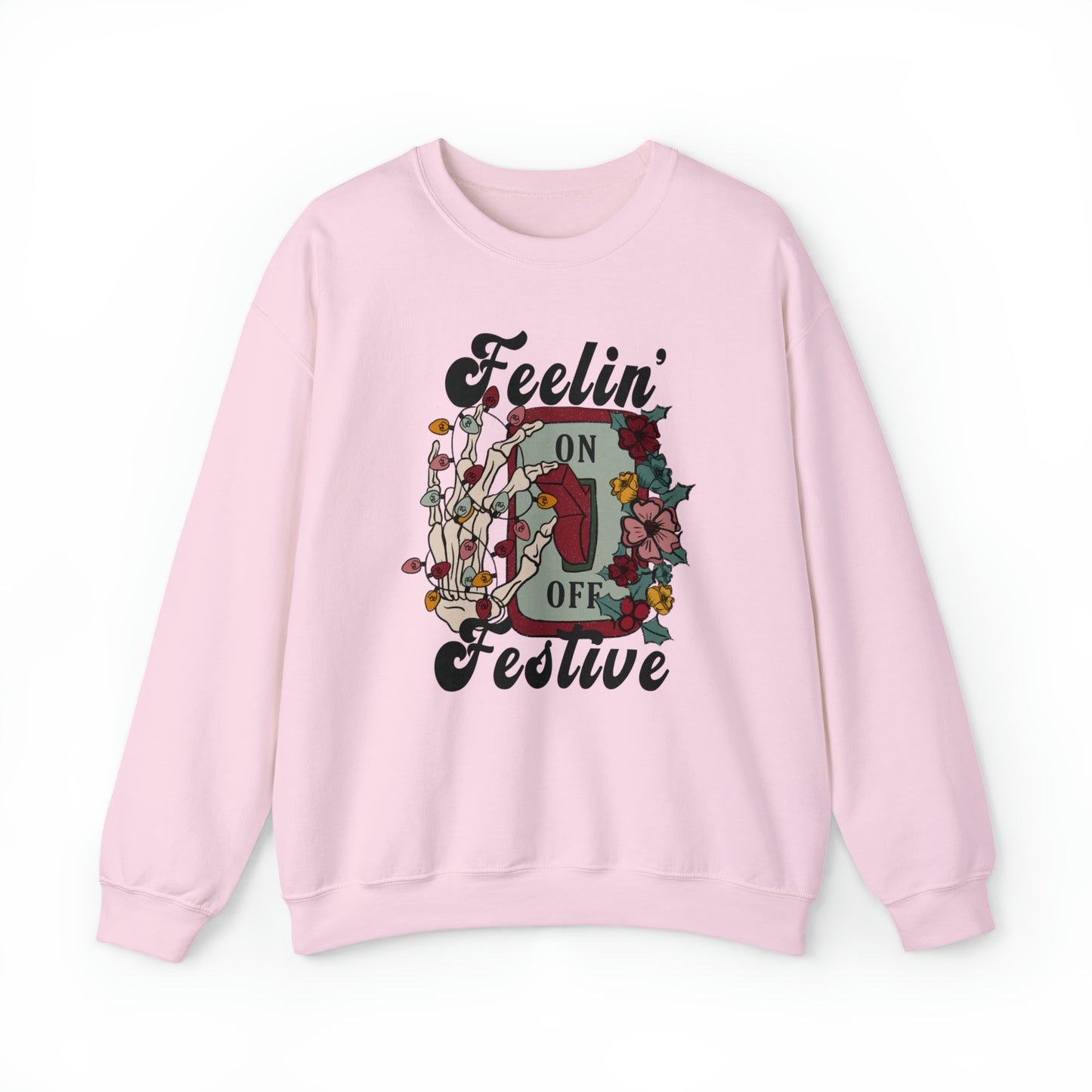 Feeling Festive Skeleton Christmas Sweatshirt