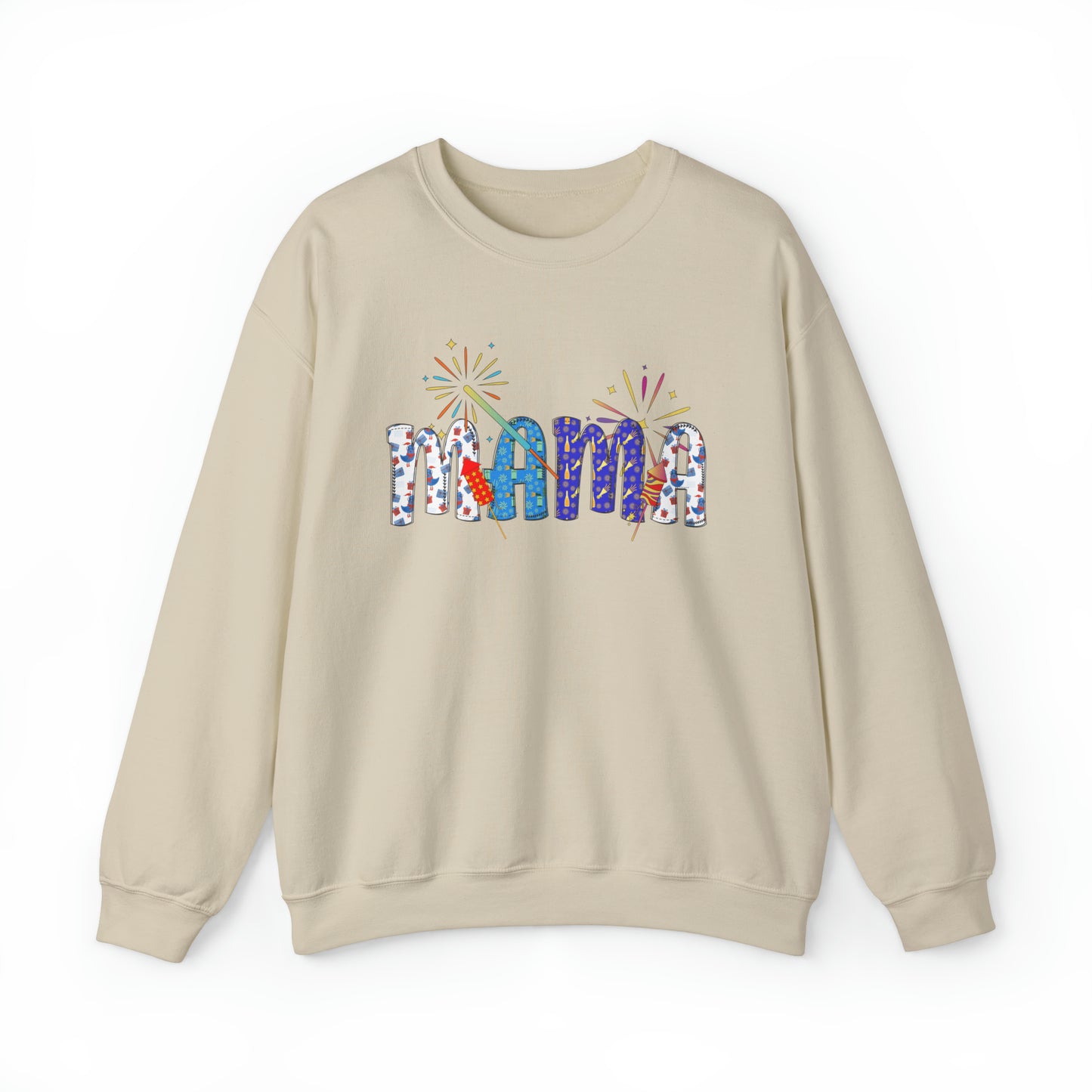 Mama Fireworks New Year Sweatshirt