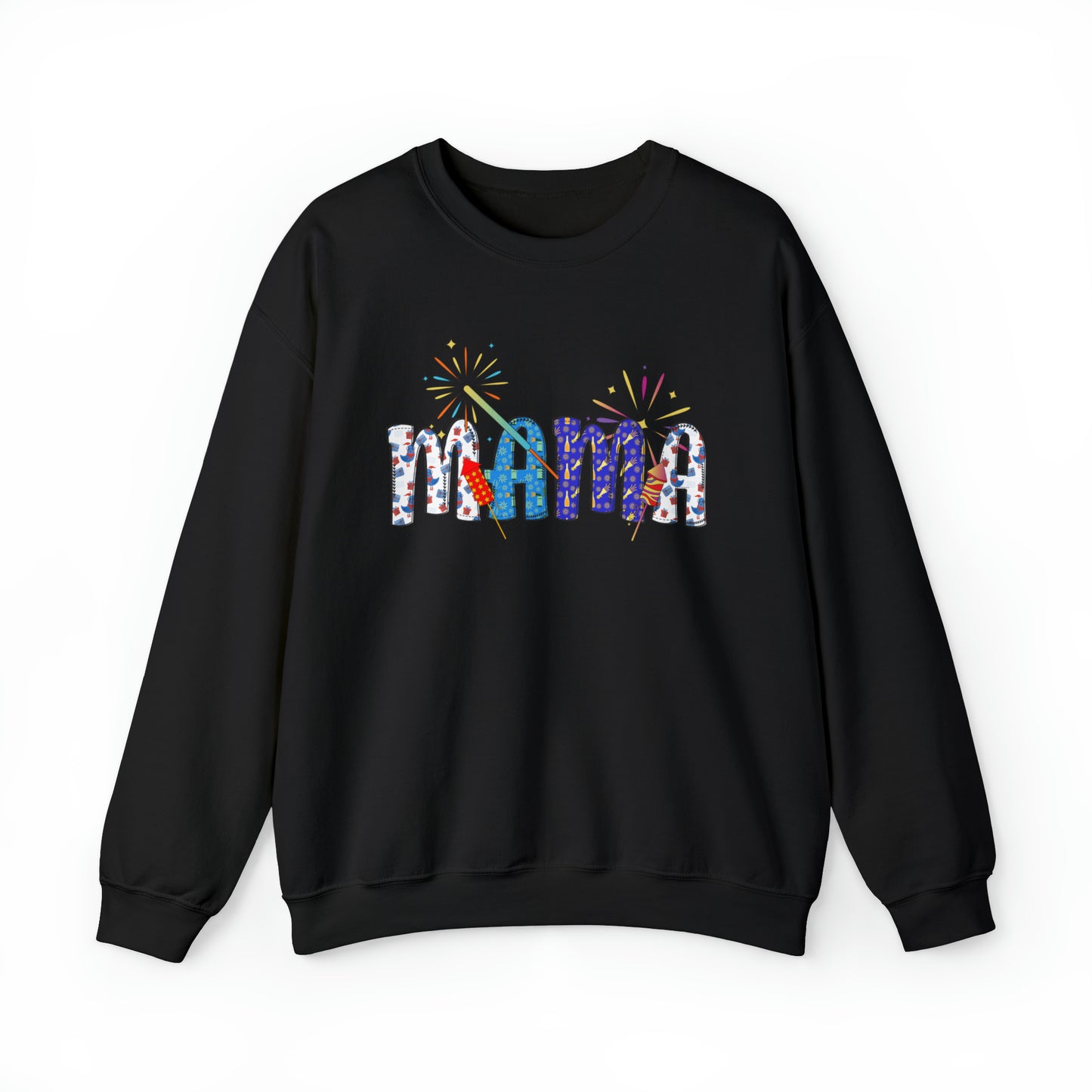 Mama Fireworks New Year Sweatshirt