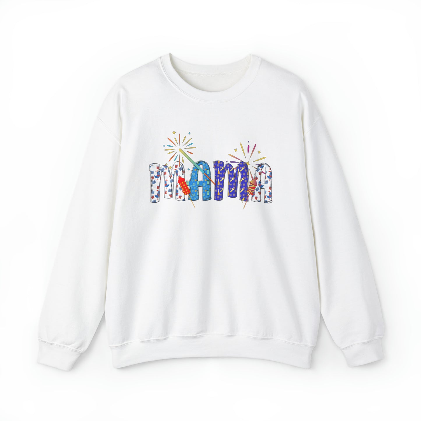 Mama Fireworks New Year Sweatshirt