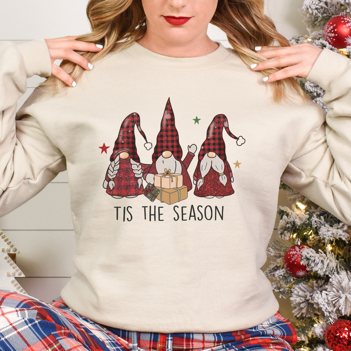 Gnome Christmas Cozy Sweatshirt