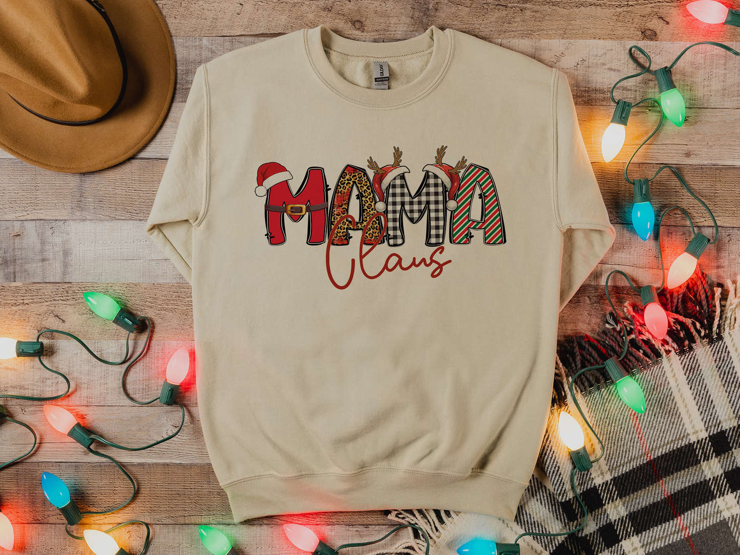 Custom Mama Claus Christmas Sweatshirt